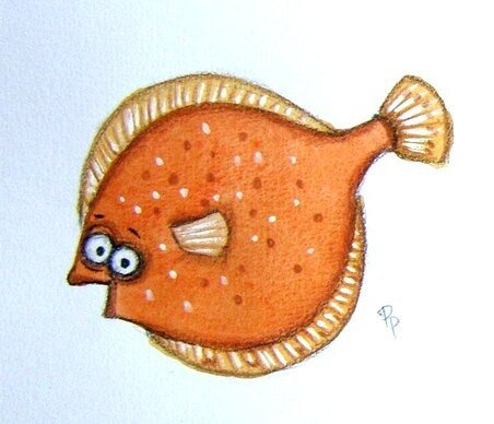 Камбала мультяшная