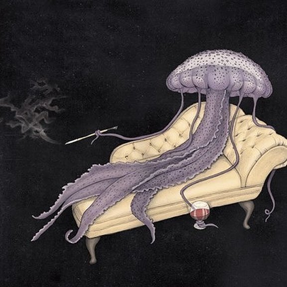 Смешная медуза