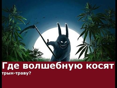 Карикатура косить траву
