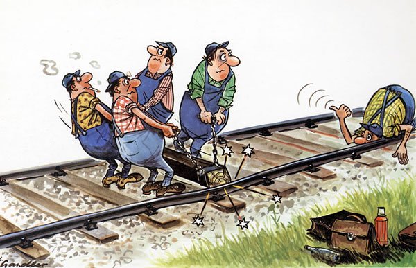 Автослесарь карикатура