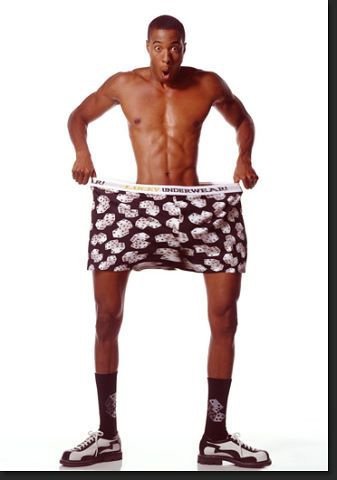 Мужчина в прикольных трусах