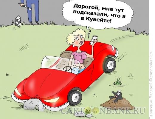 Автолюбитель карикатура