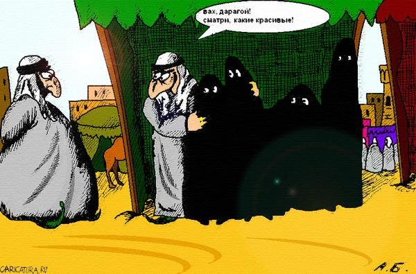 Карикатуры на мусульманок