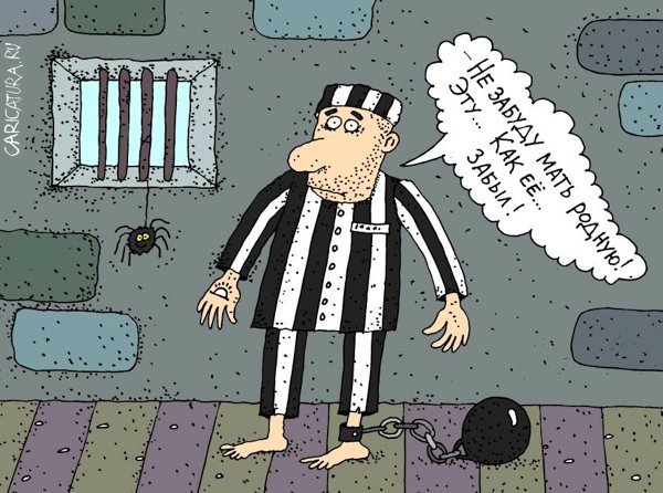 Карикатуры на тюремную тему