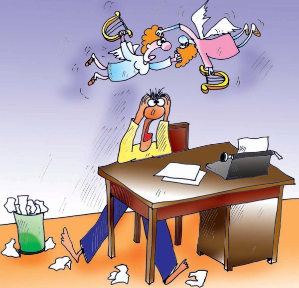 Поэт карикатура