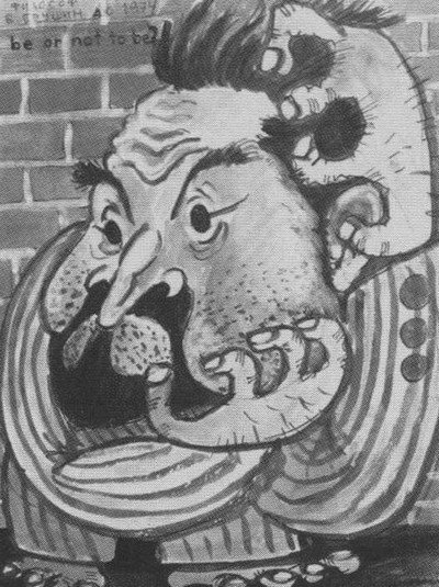 Карикатуры на Солженицына