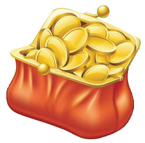 Кошелек с деньгами для детей