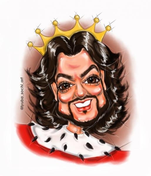 Шарж Филиппа Киркорова