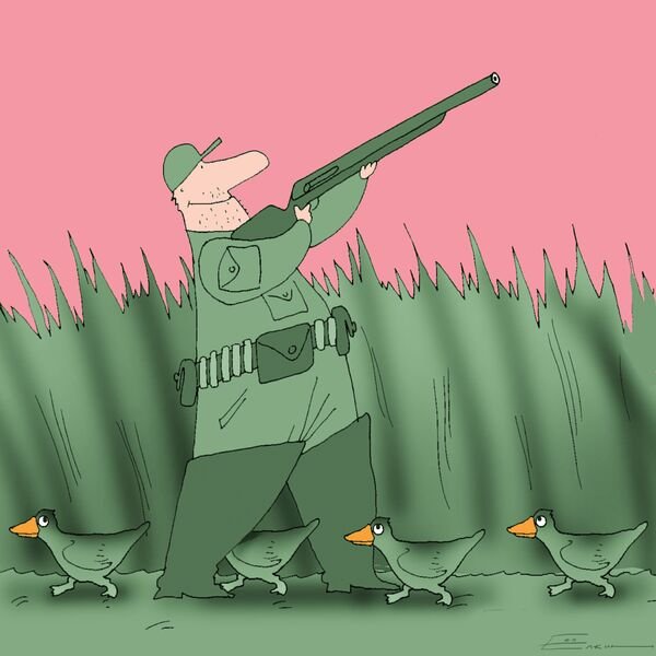 Карикатуры на охотников