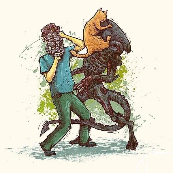 Чужой арт милый