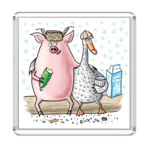 Фразой Гусь свинье не товарищ