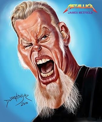 Карикатура на Металлику