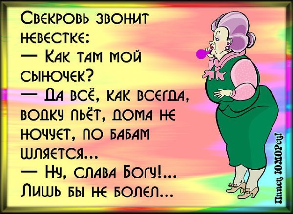 Анекдоты про свекровь