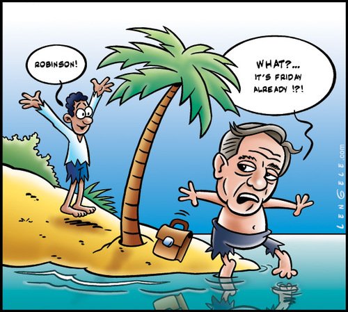 Карикатуры про отпуск