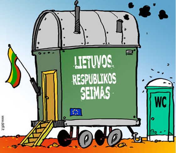 Карикатура на литовцев