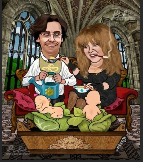 Шарж Алла Пугачева