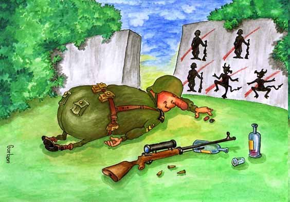 Военные карикатуры