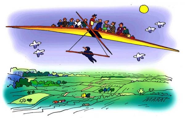 Дельтаплан прикол