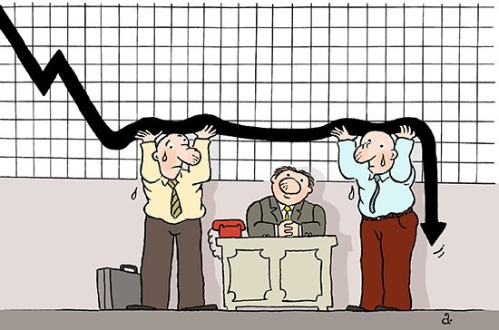 Выручка карикатура