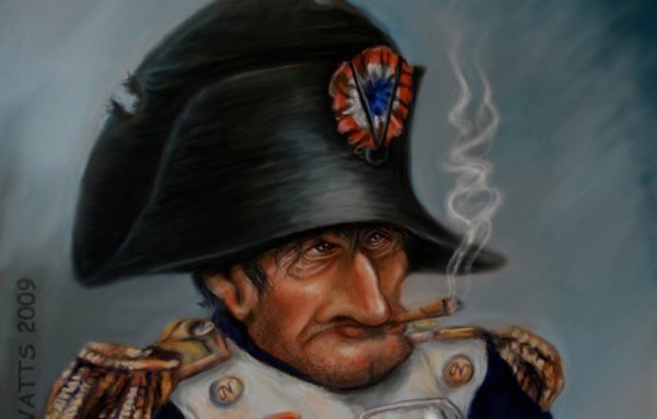 Наполеон и Кутузов карикатура