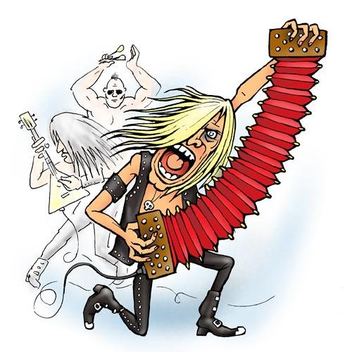 Eric Clapton caricature