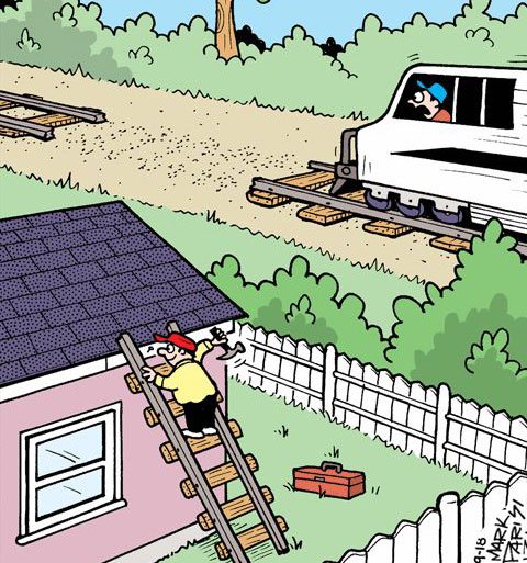 Смешная крыша