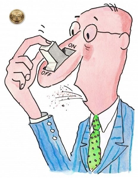 Насморк карикатура