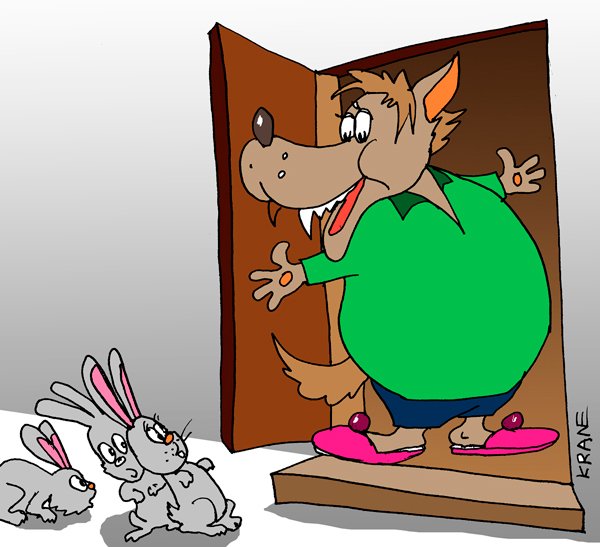 Карикатуры на Зайцев