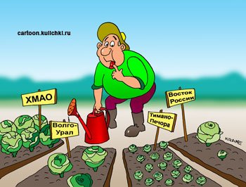 Шарж на даче