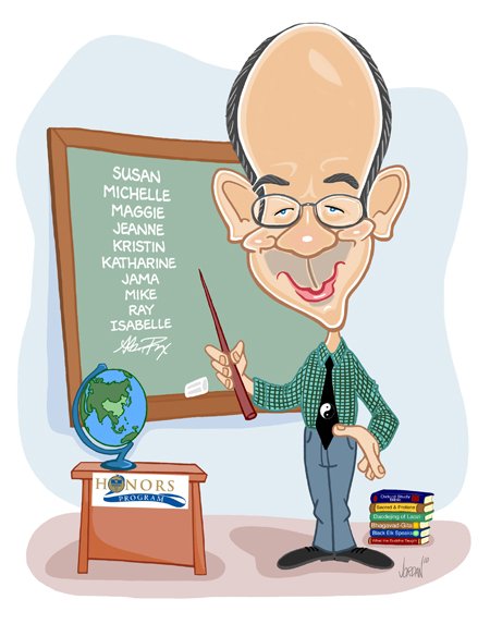 Университет профессор шарж