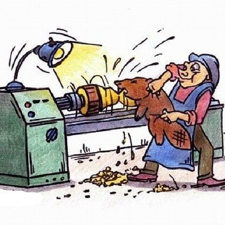 Токарь мультяшный