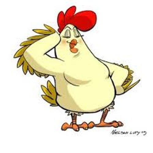 Веселая курица