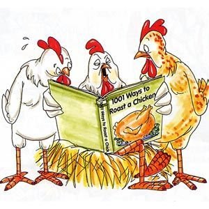 Курица карикатура