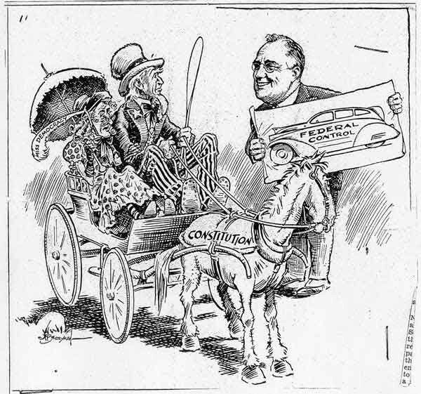 Рузвельт карикатура