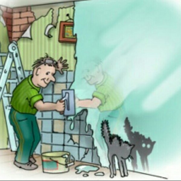 Штукатур карикатура