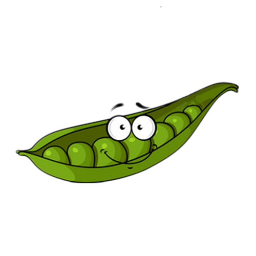 Маска зеленый горошек