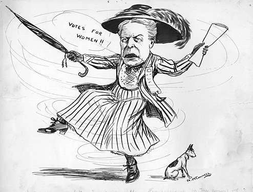 Суфражистки карикатуры