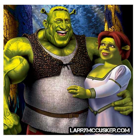 Шрек Король Гарольд лягушка