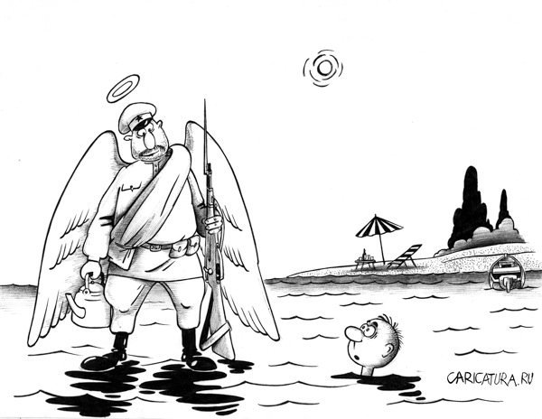 Сухов карикатура