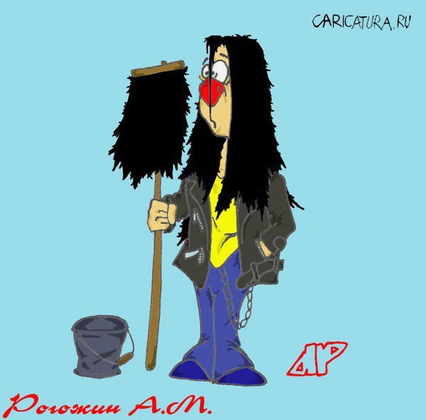 Смешная швабра