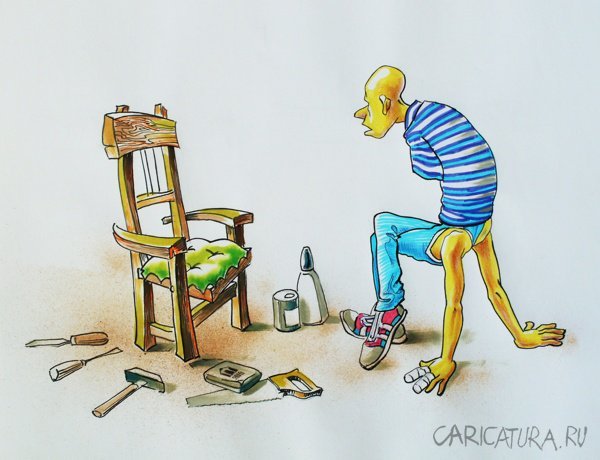 Плиточник карикатура