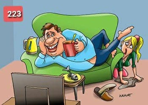 Псих у телевизора