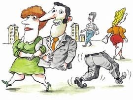 Бабник карикатура