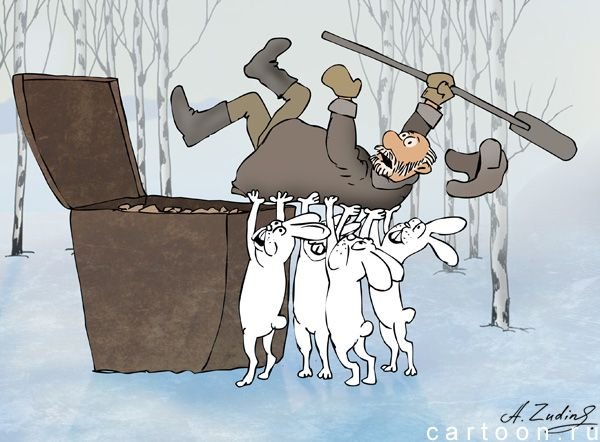 Мазай и Герасим зайцы