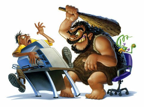 Дубинка первобытного человека