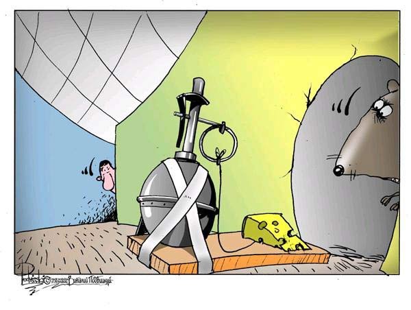 Крыса карикатура