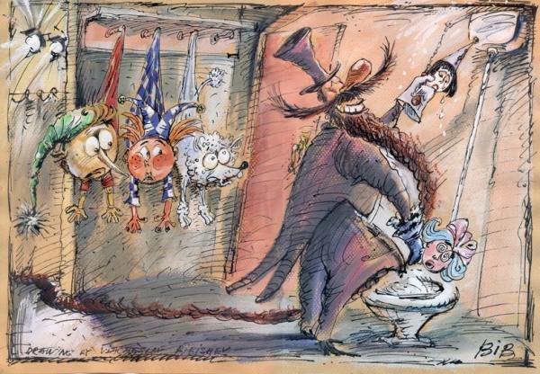 Карикатура с карабасом (49 фото)