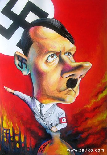 Adolf Hitler карикатура