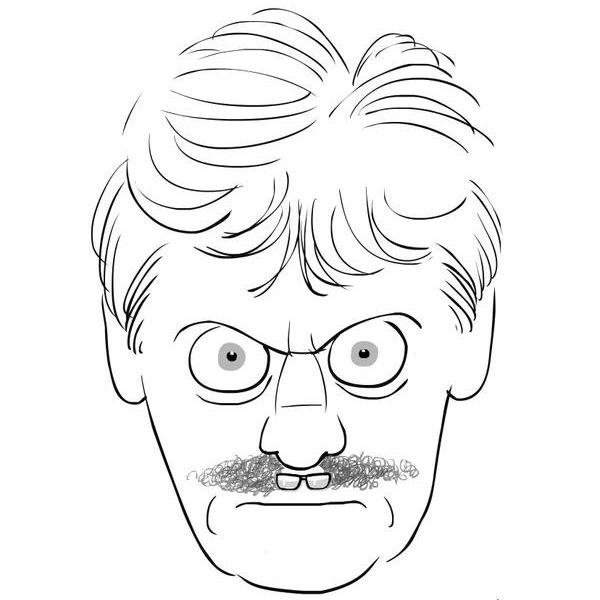 Дмитрий Песков шарж