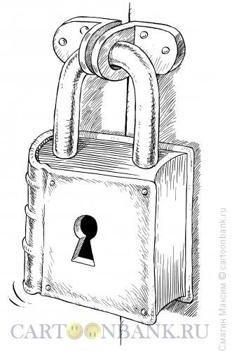 Замок карикатура